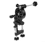 Filteilect Enrouleur de ligne de pêche avec rapport de vitesse 3,5:1 pour moulinet de lancer - Outil de pêche avec poignée en caoutchouc avec serrage réglable, construction en nylon et acier