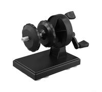 Filteilect Enrouleur de ligne de pêche, machine à moulinet réglable avec rapport de vitesse 1:3,7 pour un enroulement rapide du fil, bobine compacte et légère avec base d'aspiration - Compatible avec