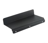 Filteilect Étagère murale à lattes en métal 23 x 9,5 cm pour affichage de vente au détail, fixation en fer à revêtement poudré robuste pour chaussures, artisanat, cadres photo, figurines, lattes