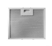 Filteilect Filtre à graisse en acier inoxydable, 400 x 300 x 9 mm, pour hotte aspirante, grille d'aération 5 couches pour la plupart des marques