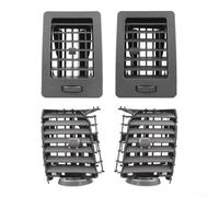 Filteilect Grille d'aération pour Vigo 2005-2015 - En plastique noir - Ensemble de 4 pièces de rechange