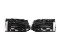 Filteilect Grille de pare-chocs avant pour A6 S6 pour C8 S-Line 2019-2024 4KD807647E 4KD807648E - Partie du corps en ABS noir