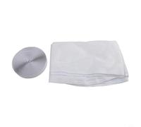 Filteilect Kit de joint de fenêtre portable pour climatiseur avec double ouverture à fermeture éclair pour fenêtres coulissantes, unité climatiseur mobile, arrêt d'air chaud, longueur réglable (230 cm