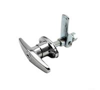 Filteilect Kit de serrure de poignée en T en alliage de zinc avec clés pour camion, coque de camping-car et porte de garage, construction robuste et pour une installation facile