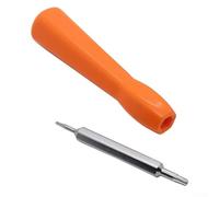 Filteilect Kit de vis de sécurité pour remplacement avec embout de tournevis, 16 vis compatibles (4 types) et outil à double extrémité pour sonnette vidéo Ring 2 Pro - (Orange)