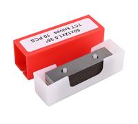 Filteilect Lames de coupe réversibles en carbure, 50 x 12 x 1,5 mm, carré à double tranchant, pour le travail du bois, outil de grattoir pour la planification de surface