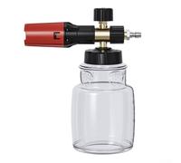 Filteilect Lance à mousse haute pression pour lavage de voiture, pulvérisateur de mousse de neige de 4000 psi avec construction en acier inoxydable et laiton, compatible avec la plupart des nettoyeurs