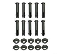 Filteilect Lot de 10 goupilles et joints de piscine, pièces de rechange de 55 mm, compatibles avec les piscines rondes Steel-Pro, composant de cadre de piscine de 305/366 cm de diamètre