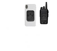 Filteilect Lot de 2 adaptateurs de téléphone pour vélo et pour IGPSPORT - Support de montage pour ordinateur de vélo - Extension adhésive pour appareils électroniques - Noir