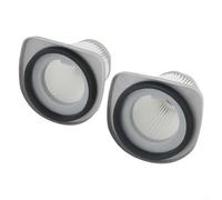 Filteilect Lot de 2 filtres de rechange pour aspirateur Merlin, haute efficacité, filtration de la poussière avec mousse et papier, compatible avec les modèles Merlin, 5 cm de haut