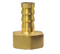 Filteilect Lot de 2 raccords filetés femelles en laiton de 1,9 cm pour barils de pluie et tuyaux d'arrosage, connecteur ardillon pour tubes de 8 mm, 10 mm, 12 mm, 14 mm, 16 mm, 19 mm, 25 mm