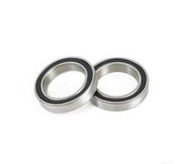 Filteilect Lot de 2 roulements de pédalier 6805-2RS - 25 x 37 x 7 mm - Roulements en acier à rainure profonde - Pour broches BB68-73 filetées et BB90-92