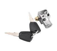 Filteilect Lot de 2 verrous antivol pour batterie électrique et tube de selle avec clés, coque galvanisée en zinc et noyau en aluminium pour sécurité électrique (type B)