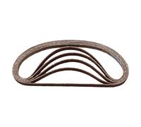 Filteilect Lot de 30 disques abrasifs 10 x 330 mm, grains assortis 60-600, pour ponceuse à bande, abrasif à l'alumine avec revêtement anti-encrassement, compatible avec ponceuses 3/8 x 13" pour (60#)