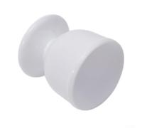 Filteilect Lot de 4/8 coquetiers pour œufs durs ou mous en plastique blanc pour petit déjeuner, plat de service compatible avec les cuillères à œufs standard (4 pièces)