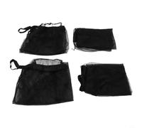 Filteilect Lot de 4 pare-soleils latéraux de voiture pour protection de l'intimité et du soleil, rideaux en maille respirante, s'adapte à la plupart des véhicules, pour un design rétractable et