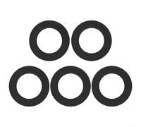 Filteilect Lot de 5 joints d'étanchéité en silicone pour valve de chasse d'eau Siamp Optima 49 50 modèles