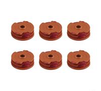 Filteilect Lot de 6 bobines de rechange pour débroussailleuse WA0007 compatibles avec WG105 WG106 WG108 WG109 WG112 WG113 WG115 WG116 WG117 WG118 WG119