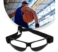 Filteilect Lunettes d'entraînement de basket-ball pour entraînement Head Up Dribble, compétition et entraînement - Noir et blanc (noir)