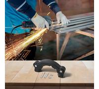 Filteilect Meuleuse multifonction pour forets de 3 à 12 mm, outil de meulage d'angle en plastique avec boucle Millstone, conception de boucle fixe pour le travail du bois et du métal