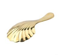 Filteilect Mini cuillère à thé élégante en laiton pour feuilles de thé, café, sucre et épices avec un savoir-faire exquis et un matériau robuste (B)