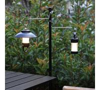 Filteilect Mini lanterne de camping avec base magnétique - Lampe de camping multifonction en plein air, étanche IPX4, lampe de poche SOS rouge pour tente, rechargeable de type C, 3,7 V (lumière unique