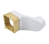 Filteilect Nettoyeur de chaussures anti-poussière pour routeur CNC - Hotte d'extraction de poussière de 10,2 cm compatible avec les machines de gravure publicitaires et de travail du bois, 27 cm (L) x