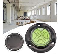 Filteilect Niveau à bulle rond pour bateaux, caravanes, échafaudages - Mini niveau circulaire avec boîtier en acrylique - Compatible avec les véhicules marins, camping-cars et industriels (coquillage