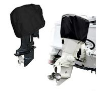 Filteilect Oxford Housse de moteur imperméable pour moteur hors-bord 15-100 pour HP, anti-poussière et résistante aux UV, polyester 210D de qualité marine avec double couture (15-30 CV)