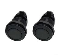 Filteilect Pêne dormant à bouton poussoir pour configuration de porte verticale, lot de 2 verrous de type bouton compatibles avec les camping-cars, yachts et tiroirs de meubles, appuyez pour fermer le