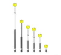 Filteilect PH2 Lot de 6 embouts magnétiques pour tournevis en alliage d'acier allié avec anneau magnétique 25-150 mm (6 tailles), haute dureté