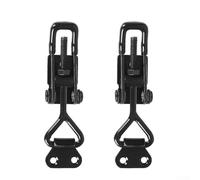 Filteilect Pince à bascule réglable avec loquet en acier et mécanisme de fixation rapide, capacité de charge de 100 kg pour armoires, casiers, portes et véhicules, finition noire (0)