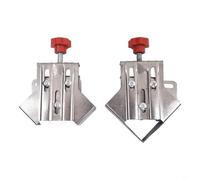 Filteilect Pince d'angle en acier inoxydable en forme de T et outil de serrage à angle droit pour le travail du bois, étau réglable à 90 degrés avec poignée unique, design compact pour le bricolage