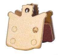 Filteilect Plaquettes de frein à disque en métal pour MT pour A2, matériau à haute friction frittée avec plaque de support en acier, résistant à l'usure pour VTT, 34,4 x 28 x 4 mm (1 paire)