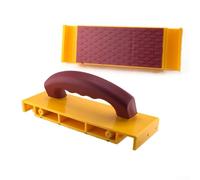Filteilect Poignée ergonomique de sécurité pour le travail du bois avec revêtement en caoutchouc, texture antidérapante et design à 3 voies pour plus de sécurité et de précision