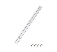 Filteilect Rail en T en aluminium pour table de toupie, rail à fente à onglet de 30/40/50/60 cm avec guide central, compatible avec boulon en T et pince à cliquet, accessoire de table de travail du