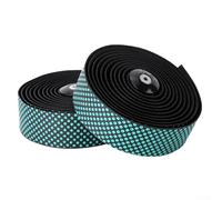 Filteilect Road For Bike Bande de guidon avec extrémité de barre, antidérapante hautement élastique PU + pour EVA pour absorption des chocs, poignée de cyclisme respirante, longueur 2150 mm