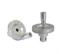 Filteilect Roue manuelle de tour 50 mm en alliage d'aluminium gravée de précision pour tours de travail des métaux CNC et machines-outils manuels de table coulissante, (6 mm)
