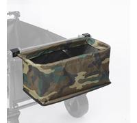 Filteilect Sac de rangement arrière pliable pour chariot - Poche arrière en tissu Oxford 600D avec cadre en acier, capacité de charge de 25 kg, imperméable et facile à nettoyer, compatible avec Square