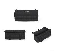 Filteilect Sac de rangement multifonction pour tables d'extérieur, organiseur en nylon Oxford 1050D imperméable avec support latéral, sac latéral portable et léger à suspendre (noir)