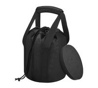 Filteilect Sac de rangement robuste avec bandoulière réglable et protection rembourrée pour shots de 2,7 kg à 7,3 kg, noir