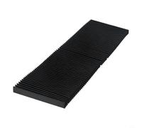 Filteilect Soufflet d'accordéon flexible pour fraiseuse - Protection anti-poussière et étanche - Rail de guidage pour machine-outil CNC (130 mm)