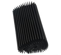 Filteilect Soufflet d'accordéon flexible pour fraiseuse - Protection anti-poussière et étanche - Rail de guidage pour machine-outil CNC (200 mm)