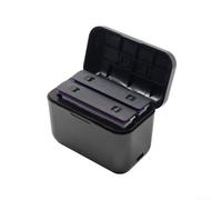Filteilect Station de charge de batterie pour Insta 360 X5 avec entrée PD de type C - Chargeur à double fente - Design compact - Affichage LED - Noir