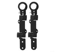 Filteilect Support de garde-boue réglable pour vélo de montagne | Pliable pour support de vélo | Compatible avec les modèles 26 pouces et standard | Matériau ABS, noir (lot de