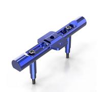 Filteilect Support de téléphone portable multifonction CNC pour support de phare de moto, extension de spot, en acier inoxydable, convient à la plupart des motos avec étanche à la pluie (bleu)