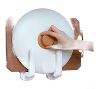 Filteilect Support mural à ventouse compatible avec la cuisine - Couvercle de pot sans perçage et organisateur de planche à découper, support réglable à 3 directions, support de rangement peu