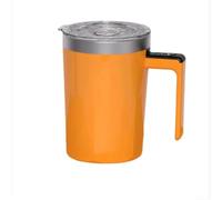 Filteilect Tasse à café entièrement automatique à affichage numérique avec bouton de contrôle pour cacao chaud 400 ml (orange)