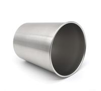 Filteilect Tasse isotherme en acier inoxydable 304 - 230/360/500/600 ml - Tasse à café isotherme pour bureau, bar, café, intérieur poli et base large (360 ml)