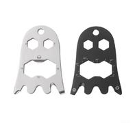 Filteilect Tournevis multifonction portable d'extérieur EDC Clé Allen Ouvre-clé Outil Porte-clés Outil pour Camping Randonnée Bricolage Réparation 15 g Léger (2 pièces)